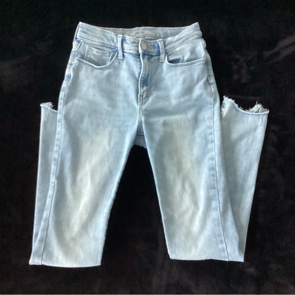 Old Navy Light Blue Straight Leg Jeans